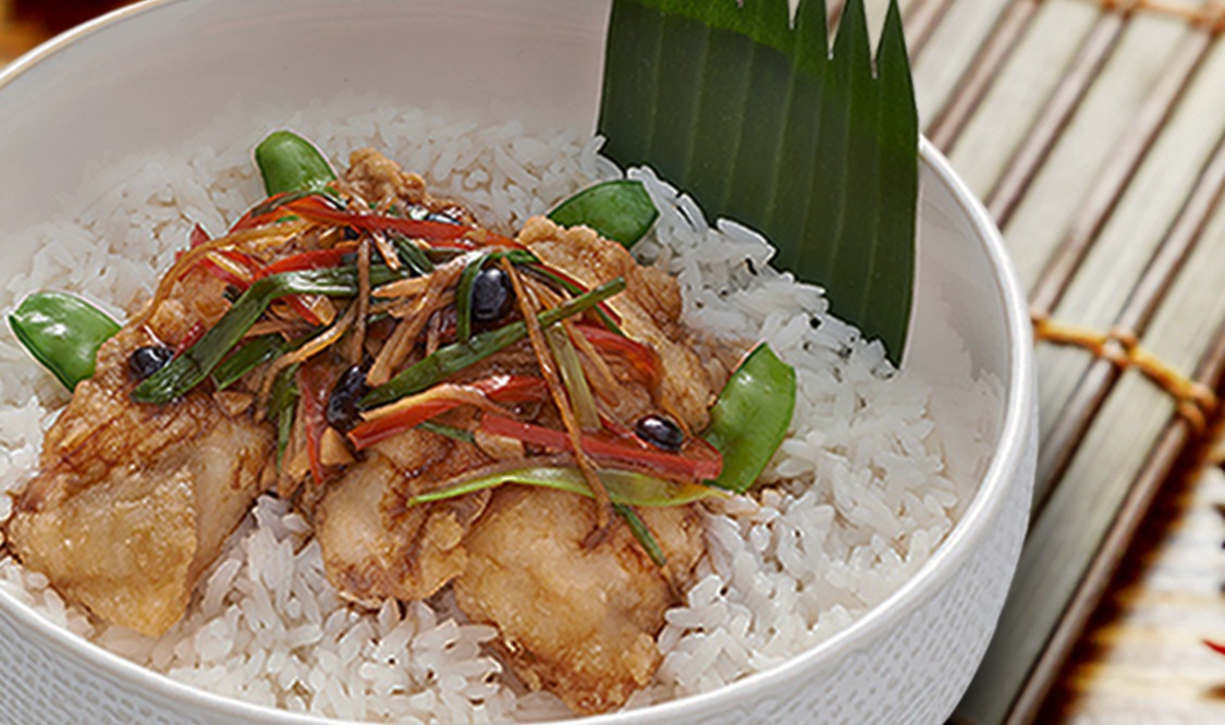Fish Fillet Rice Bowl