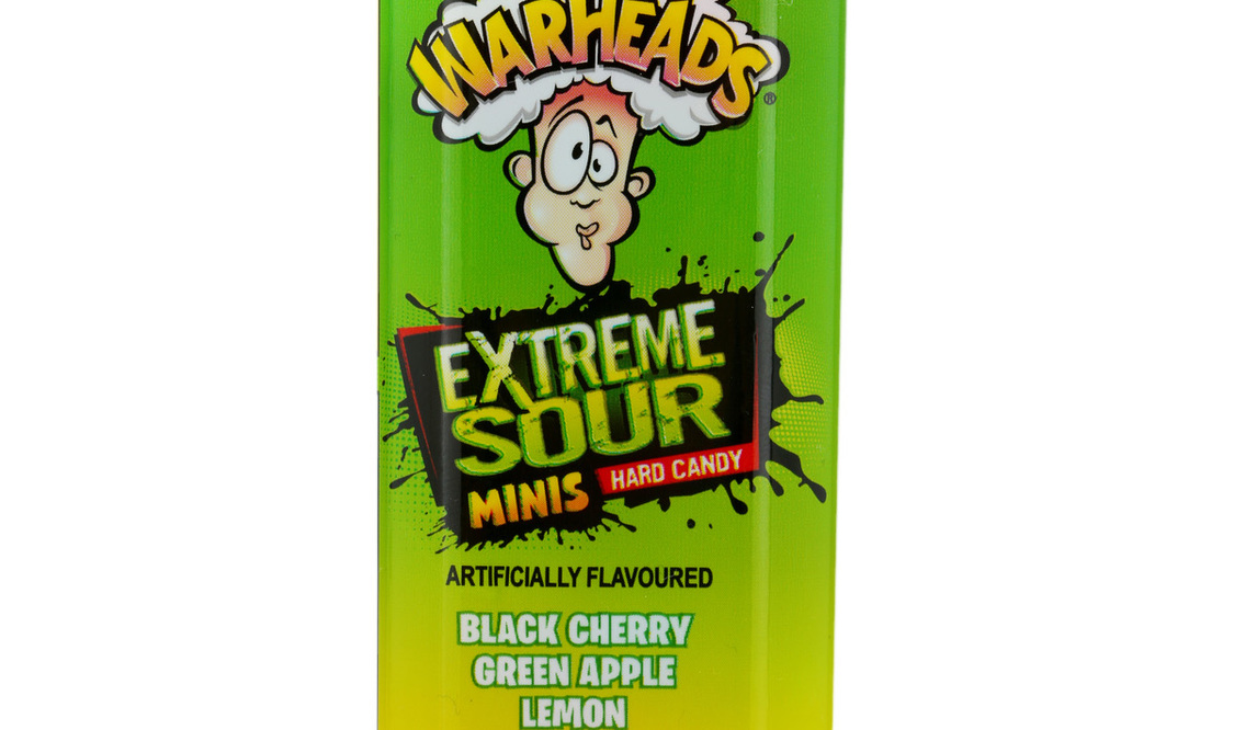 Warheads Mini Size Extreme Sour Hard Candy
