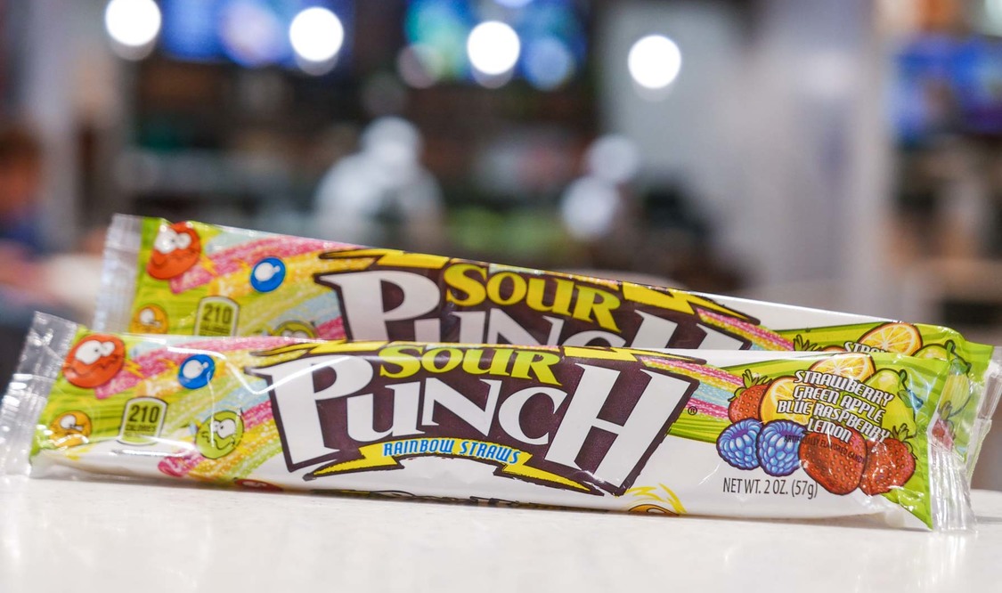 American Licorice Sour Punch Rainbow Straws