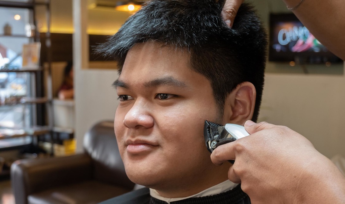 Hair Cut + Hair Color + Shave (Men)